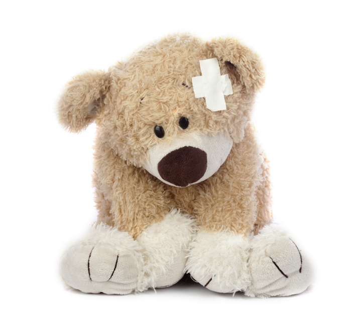 Hurt Teddy Bear